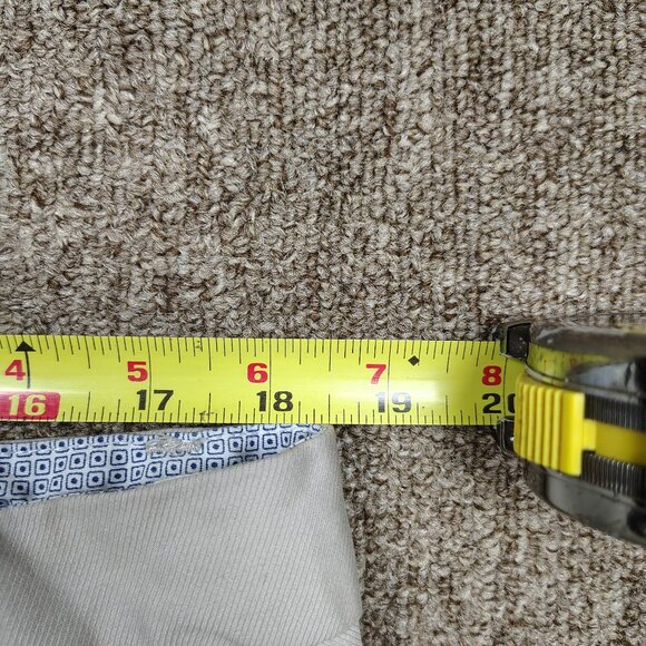 PERK Chino Pants Men's 38x32 Khaki Slim Fit Stretch Cotton Blend Straight Leg - Picture 7 of 9